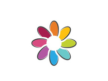 flower vector icon design template