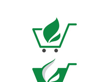 Cart shop logo icon design   Shopping cart illustration vector template