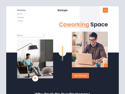 Coworking Space Landing Page [Figma]