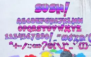 SUSH! Free Display Font