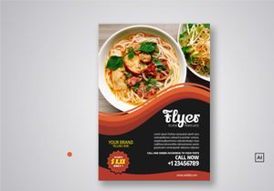 Restaurant Flyer Template Bundle V03