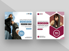 Monsoon Sale Promotion Social Media Post Ver-1