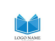 Digital book logo technology vector icon design