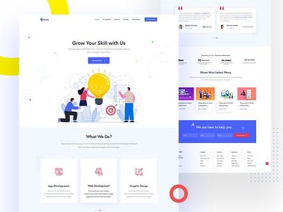 Sass Digital Agency Landing Page