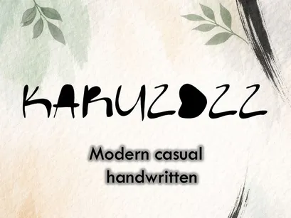 KARUZZOZ | Fun Casual Handwritten Font