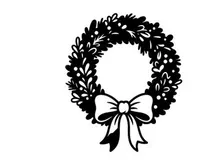 Festive Christmas Wreath with Bow for Holiday Decor