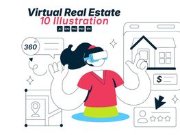 10 Virtual Real Estate Illustration preview picture