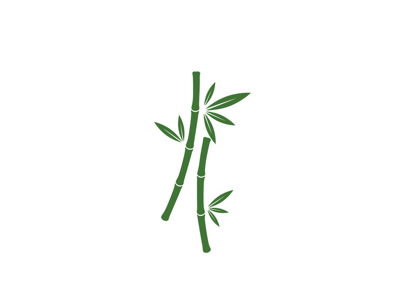 Bamboo vector icon illustration