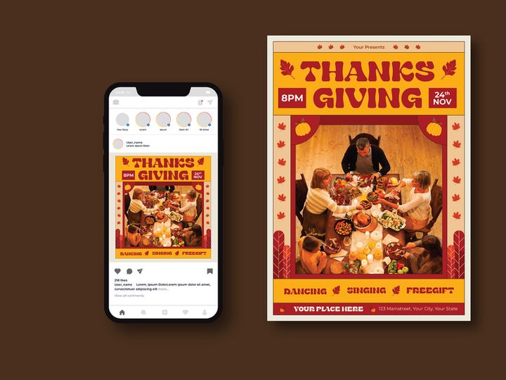 Thanks Giving Day Flyer