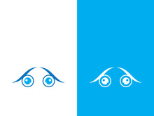 Eye logo icon design template illustration