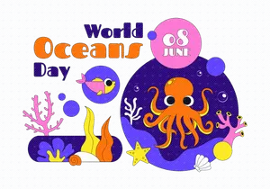 10 World Ocean Day Illustration