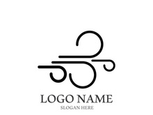 Wind icon vector illustration design template