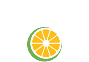 Orange logo icon Vector illustration
