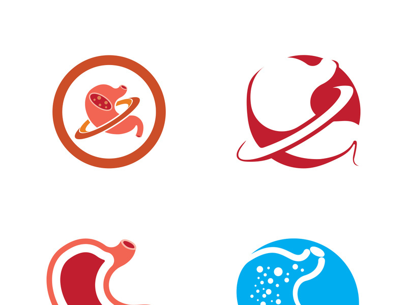 stomach care icon design concept vector illustration