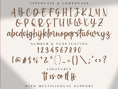 Baweni - Handwritten Script Font