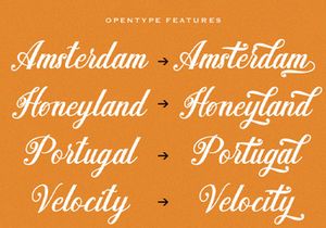 Madena Parlling - Bold Script Font
