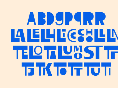 Razor Block – Unique Display Font