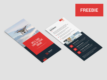 Flyer DL – Drone Service | FREEBIE