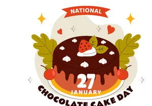 11 National Chocolate Cake Day Illustration
