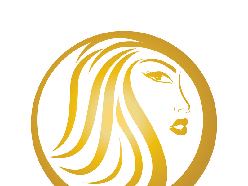 Women beauty, salon, spa, hair minimalist logo design inspiration