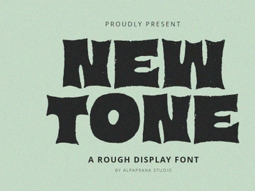 New Tone - Display Font preview picture