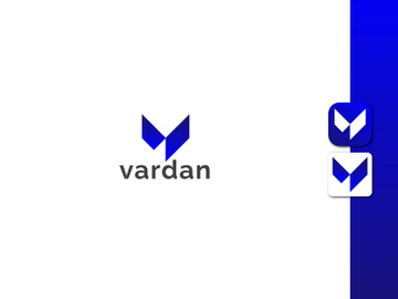 Lettermark Logo - Letter V Logo - Gradient Logo - Business Logo Design preview picture