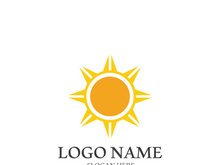 Sun vector illustration icon logo template design