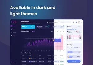 CrypTop - Crypto Curency Dashboard UI Kit