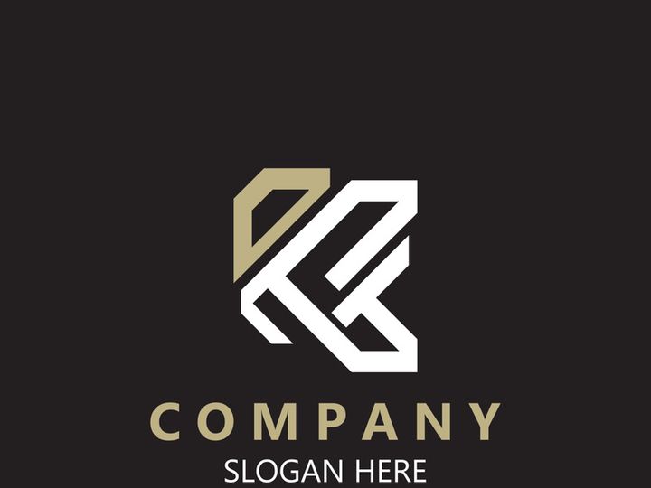 Letter KA, AK initial Logo, simple and Luxury monogram Icon Vector business identity design Template