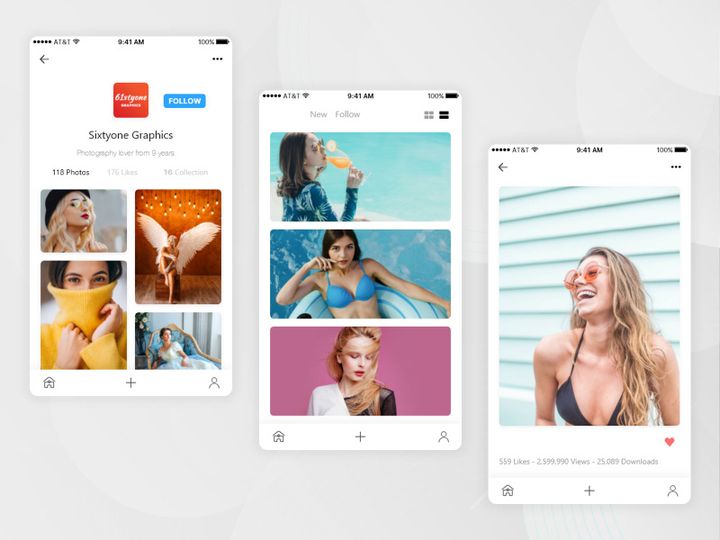 Unsplash UI Kit