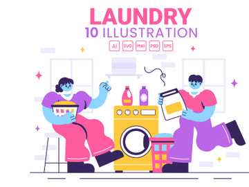 10 Laundry Room Illustration preview picture