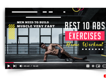 Fitness Youtube Thumbnails preview picture