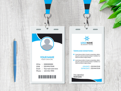 Creative ID Card Design Template