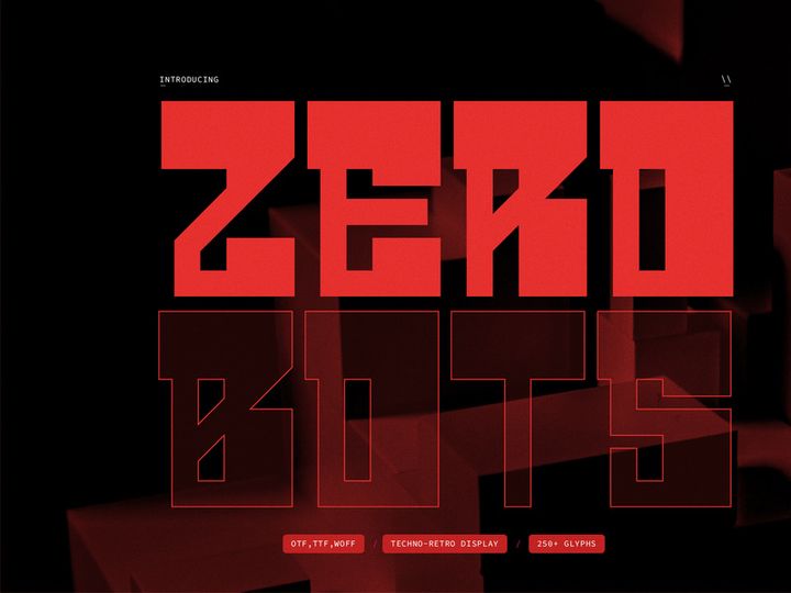 Zero Bots | Techno Retro Display