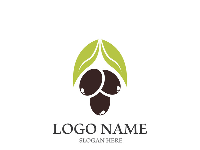 olive icon vector illustration design template