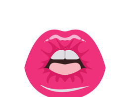 Woman's lips icon vector illustration design template preview picture