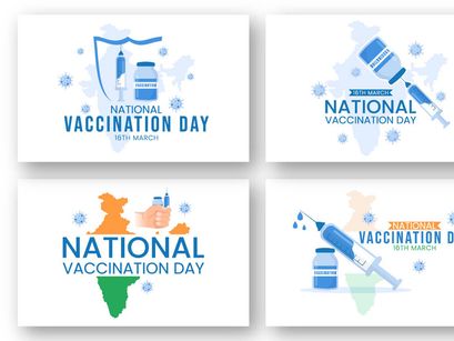 12 National Vaccination Day Illustration