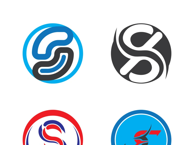 Business corporate S letter logo design vector