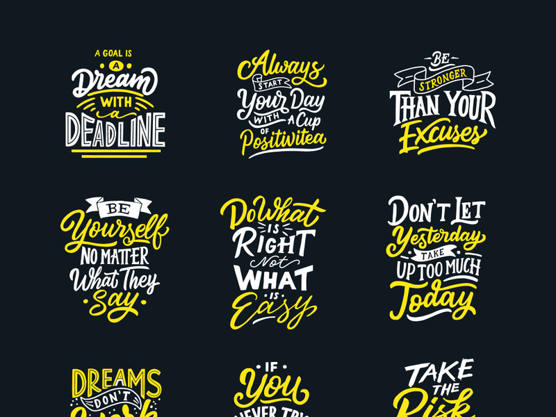 typography quotes bundle for tshirt