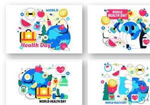 11 World Health Day Illustration