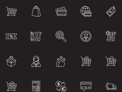 E-Commerce Icon Set V1