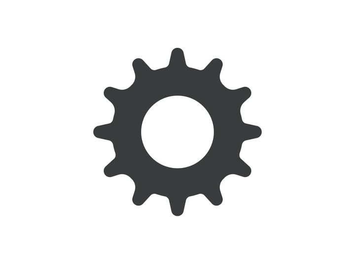 Gear icon logo vector