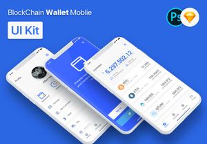 Blockchain Wallet Moblie APP UI Kit