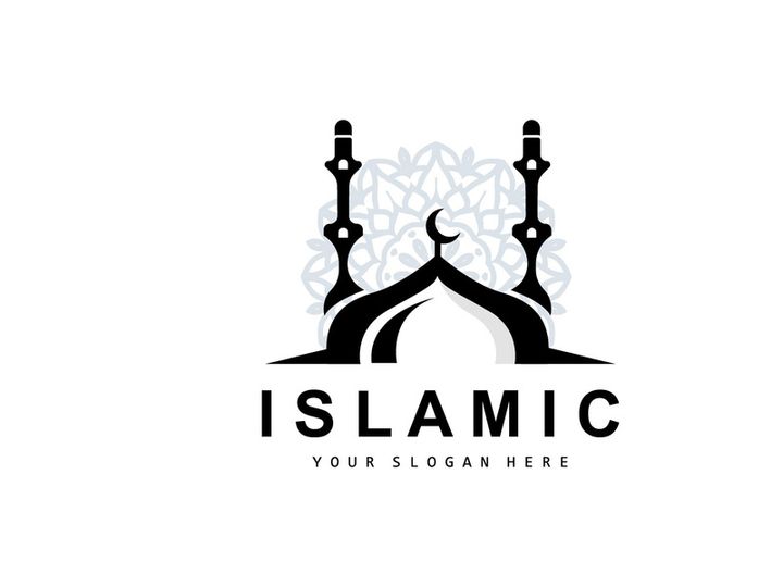 Mosque Logo, Vector Desain Template