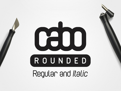 Cabo Rounded: 2 free font styles