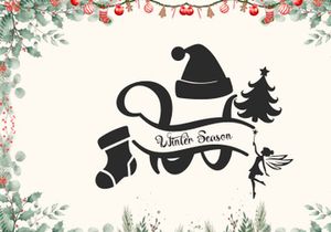 Romantic Christmas Monogram