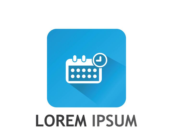 Calendar logo design.
