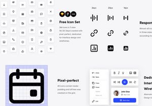 266 Free icons for UI and wireframing