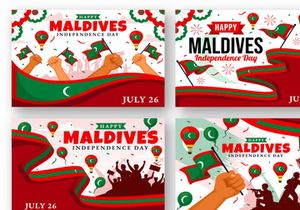 12 Maldives Independence Day Illustration