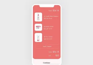 Product Page UI UX Interaction - Adobe XD